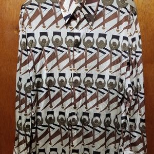 Vintage 1970's HukAPoo Disco Shirt